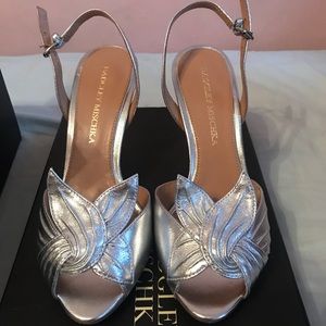 Brand New Silver Slingback Sandals!